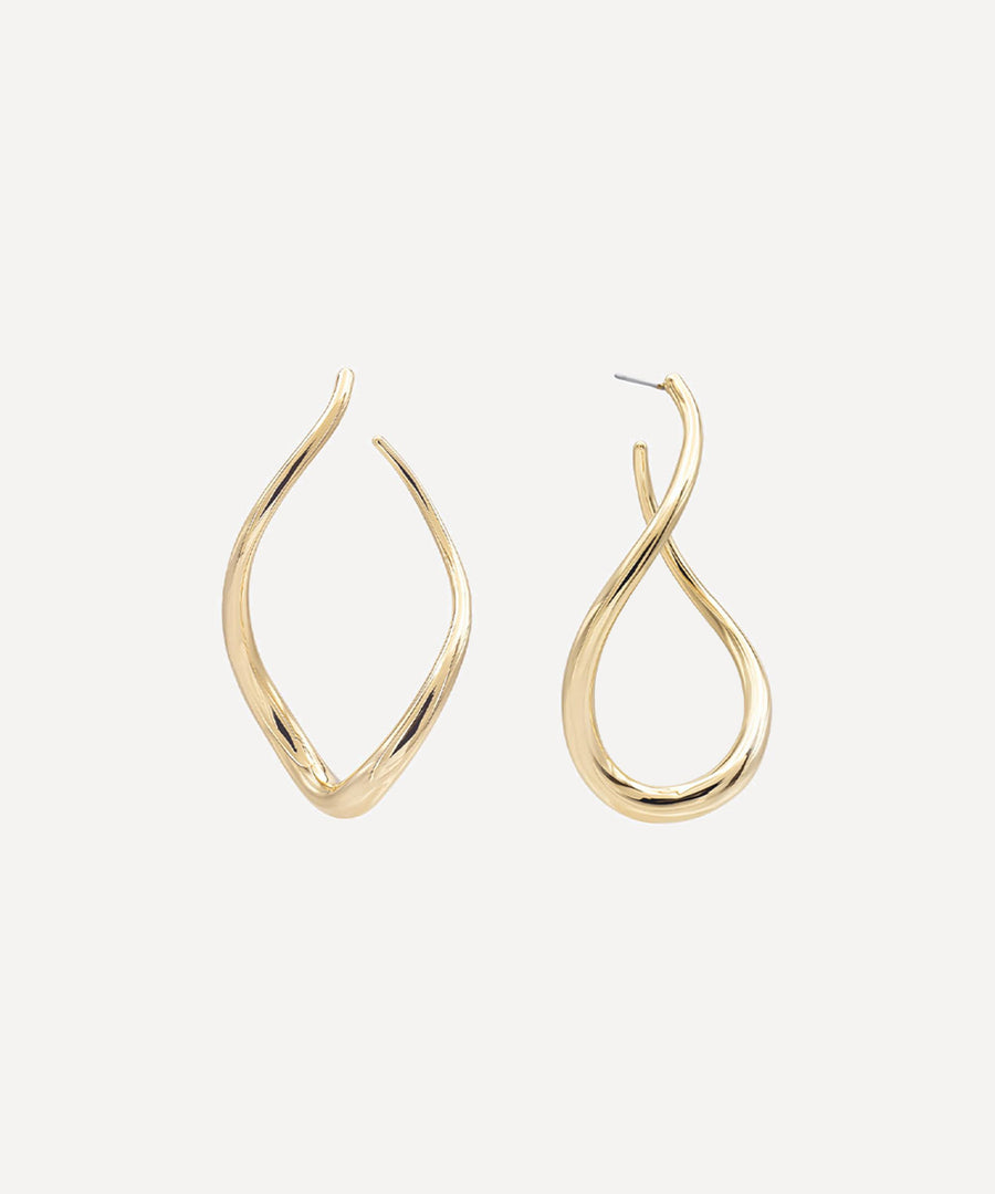 Tulip Hoop Earring
