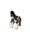 Hand-painted Horse Claw Hair Clip | Eco-Friendly