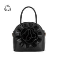 Roxanne Black Recycled Top Handle Bag