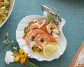 Shrimp Porcelain Shell Plate