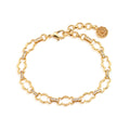 Maharani Petite Chain Bracelet, 7"+2" - Clear Cubic Zirconia