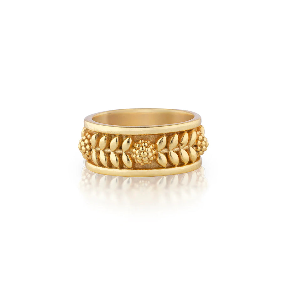 Berry Vine Ring - Gold