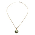 Lily Pad Pearl Pendant