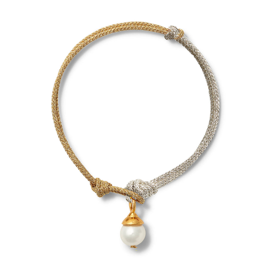 2 Tone Teeny Bracelet ~ Gold