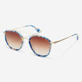 Weston Acetate Round Unisex Sunglasses