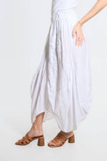 Brenna Cotton/Linen Bunched Pocket Skirt (SL102W)