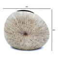 225W1 DIVA ROUND MINI L-Handcrafted Porcelain Vase