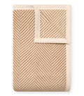 Harborview Herringbone Tan Blanket