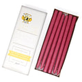 12" Hand Dipped Unscented Taper Candles - 39 Colors USA Made