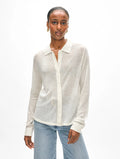 Superfine Cashmere Blend Button Down
