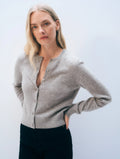 Cashmere Crewneck Cardigan
