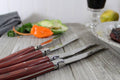 Laguiole Steak Knives, Set of 4, Pakkawood