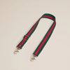 Adjustable Crossbody Strap - Thin - Racer Stripe Green & Red
