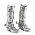 Pewter Cowboy Boot Salt & Pepper Set