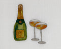 Champagne Coupes Hand Towel
