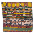 Ruby Stripe Silk Bandana