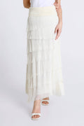 Elisa Silk Ruffle Skirt (SL201)