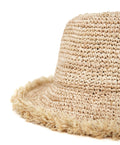 August- Raffia Bucket Hat