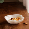 RESIN Alabaster Mini Bowl - White Swirl