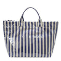 Striped Waterproof Tote