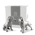 Pewter Hunting Dogs Salt & Pepper Set