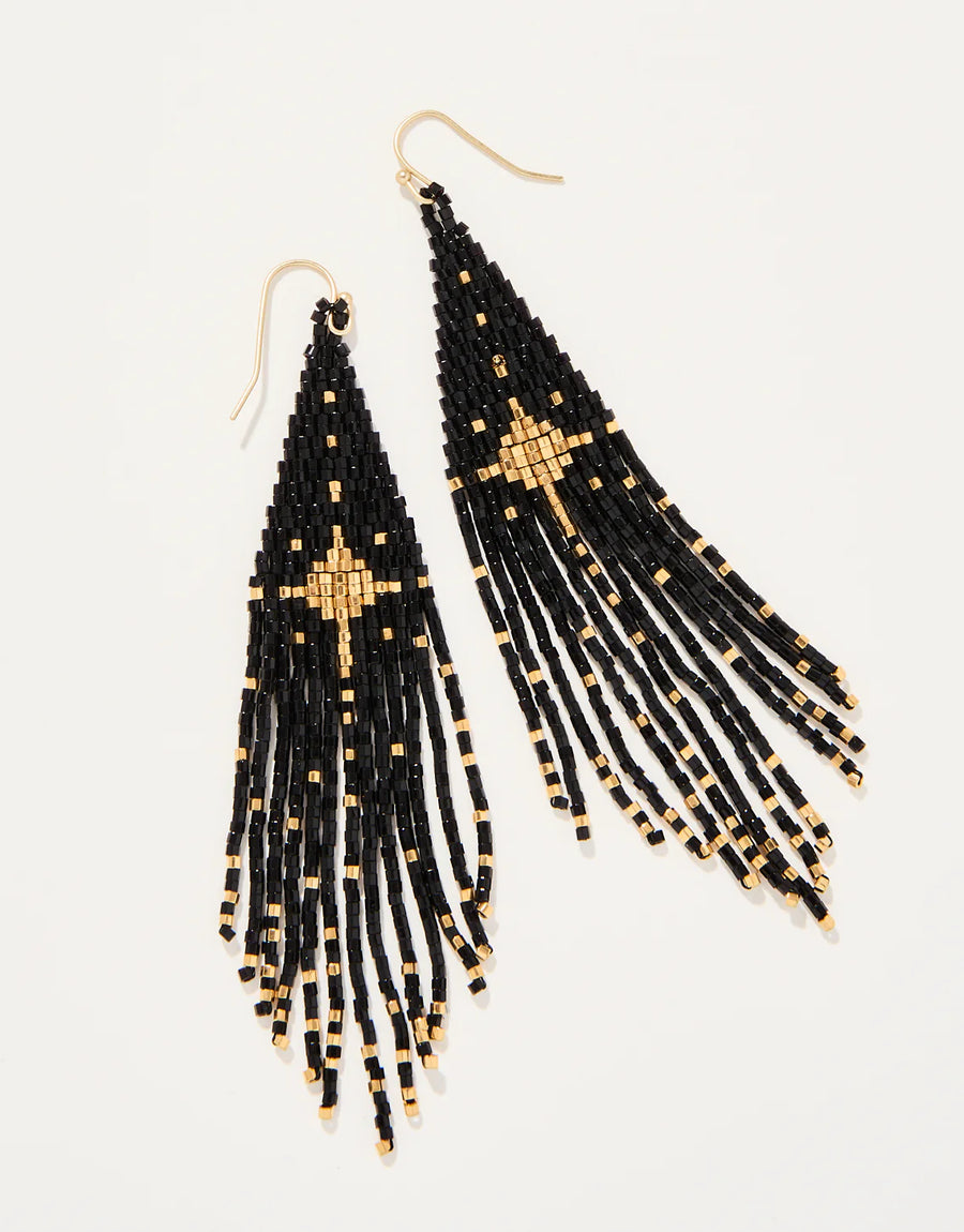Bitty Bead Earrings Starry Night