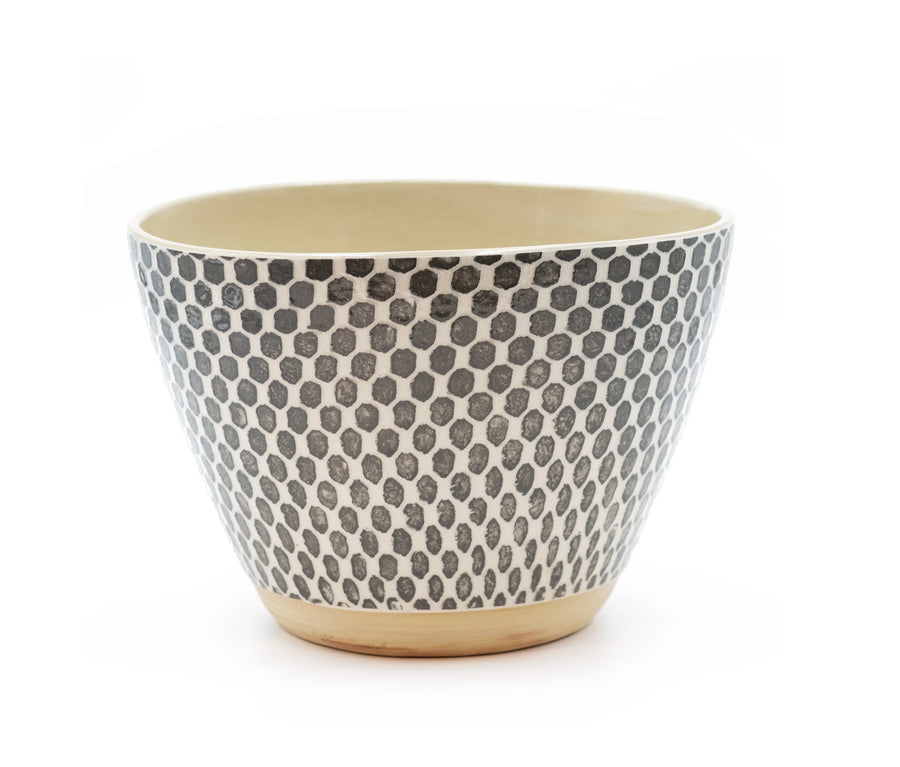 Tall Ceramic Salad Bowl