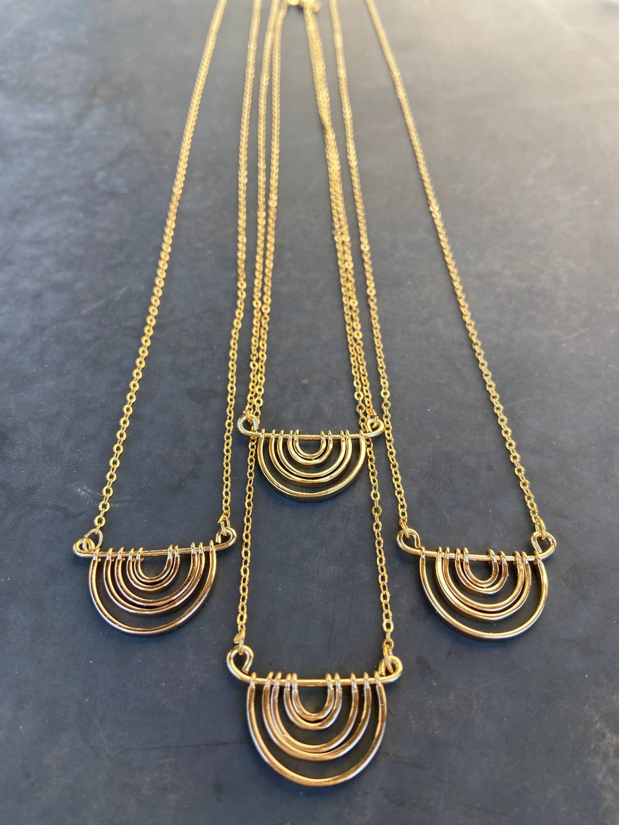 Mini Rainbow Charm Necklace