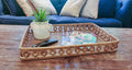 Rattan Inna Design Rectangular Tray