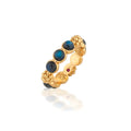 Berry Gem Ring - Blue Labradorite