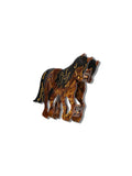 Hand-painted Horse Claw Hair Clip | Eco-Friendly
