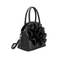 Roxanne Black Recycled Top Handle Bag