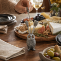 Owl Cheese Pick Set