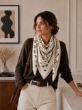 K21 Large Woolen Square Bandana