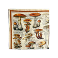 100% Silk Scarf Vintage Mushroom Bandana Tapestry