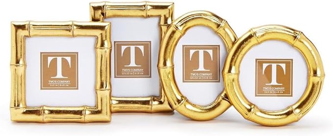 Gold Bamboo Small Photo Frames