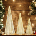 Ribbed Gold LED Mercury Tree w/ Timer