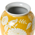 Flora and Fauna Yellow Floral Vase