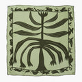 Familiar 100% Silk Scarf Bandana Hand Printed with Animals