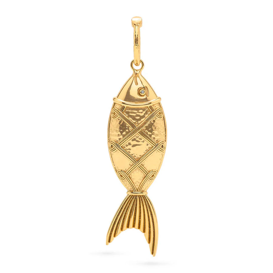 Poisson Pendant - Gold