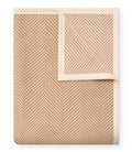 Harborview Herringbone Tan Blanket