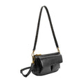 Aria Black Recycled Vegan Shoulder Bag