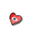 Hand-painted Lucky Eye Heart Hair Claw Clip | Eco-Friendly