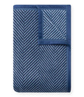 Harborview Herringbone Navy Blanket