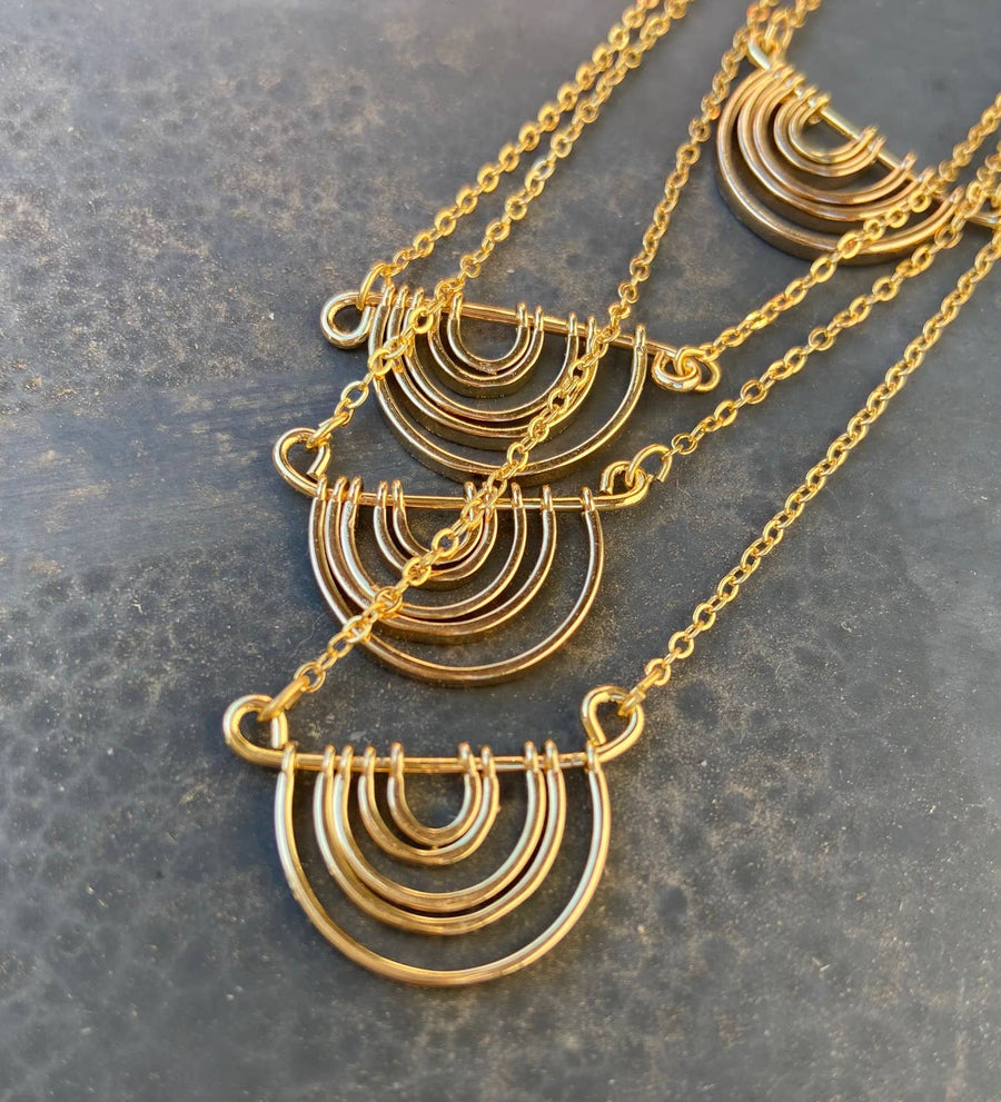 Mini Rainbow Charm Necklace