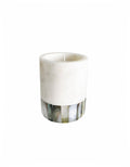 Grey Mother of Pearl Lavender Candle (Small)
