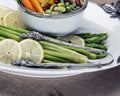 Pewter Asparagus Pattern Tongs