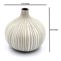 524W23 CONGO TINY L-Handcrafted Porcelain Bud Vase