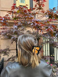 Hand-painted Monarch Butterfly Claw Hair Clip | Eco-Friendly