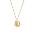 Alligator Solitaire Necklace